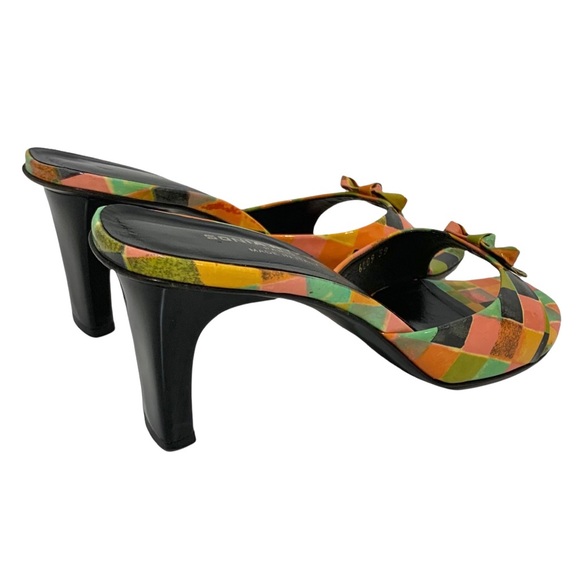 Sonia Rykiel Paris Patent Leather High Heel Sandals - Picture 6 of 14